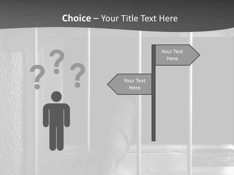 Jailhouse Caught Captivity PowerPoint Template