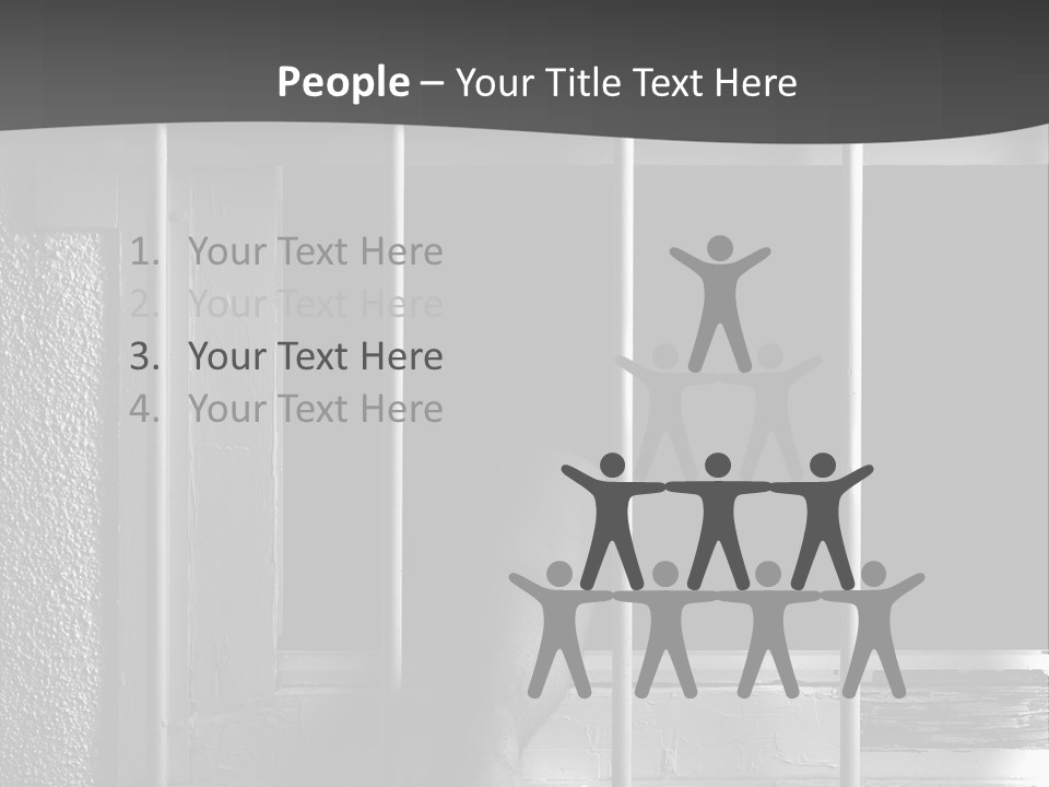 Jailhouse Caught Captivity PowerPoint Template