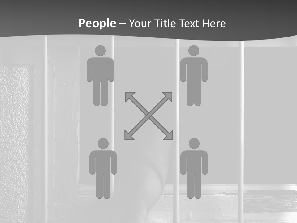 Jailhouse Caught Captivity PowerPoint Template