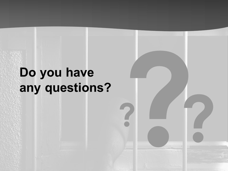 Jailhouse Caught Captivity PowerPoint Template