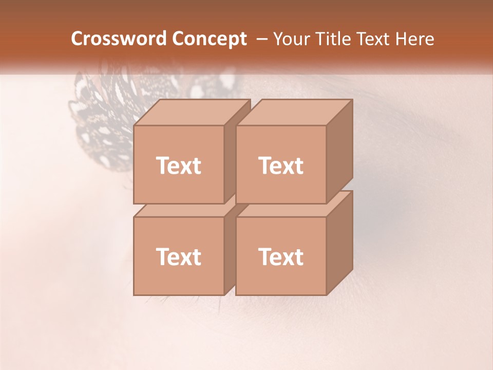 Shadow Glamour Look PowerPoint Template
