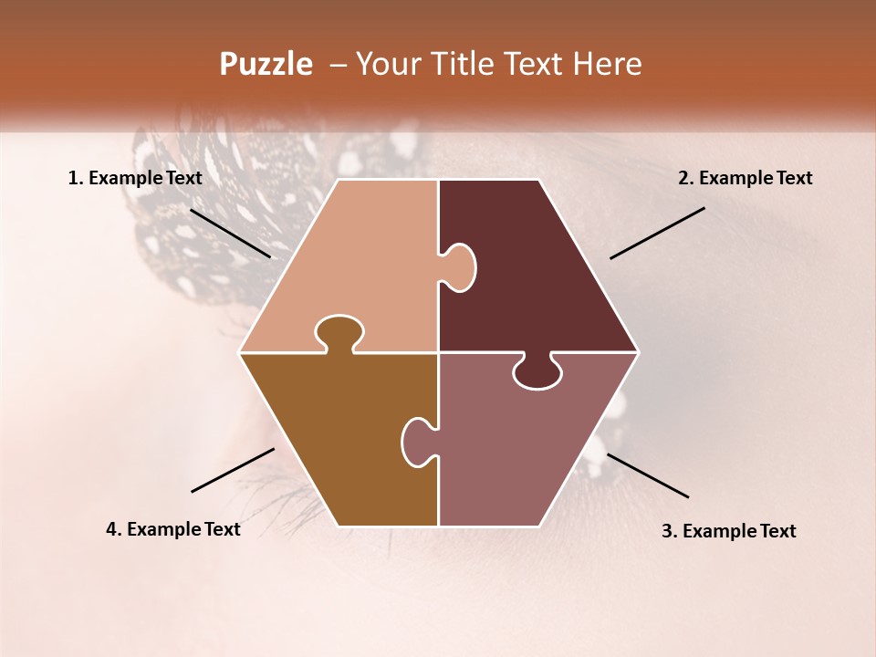 Shadow Glamour Look PowerPoint Template