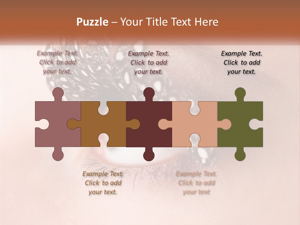 Shadow Glamour Look PowerPoint Template