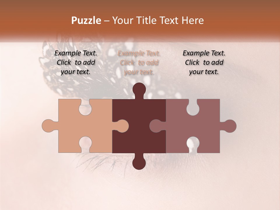 Shadow Glamour Look PowerPoint Template