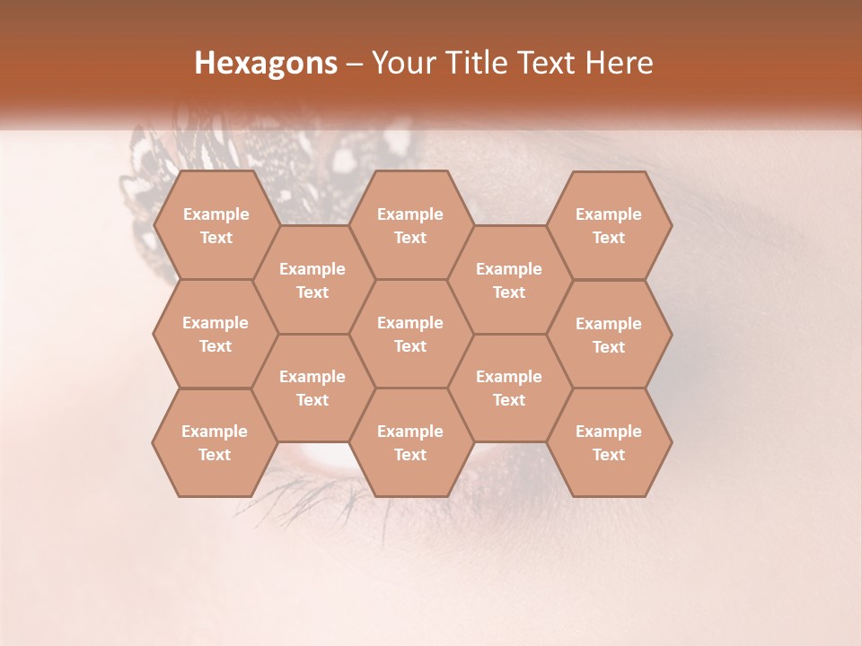 Shadow Glamour Look PowerPoint Template