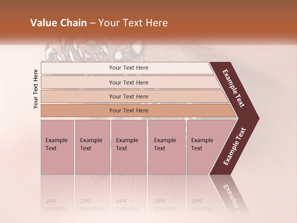 Shadow Glamour Look PowerPoint Template