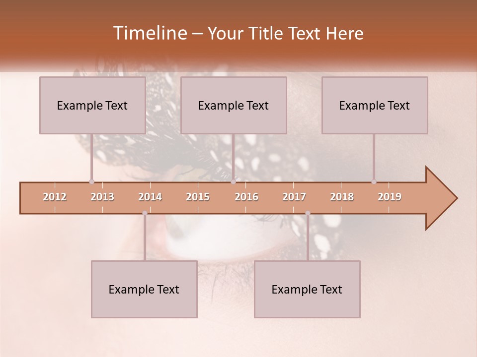 Shadow Glamour Look PowerPoint Template