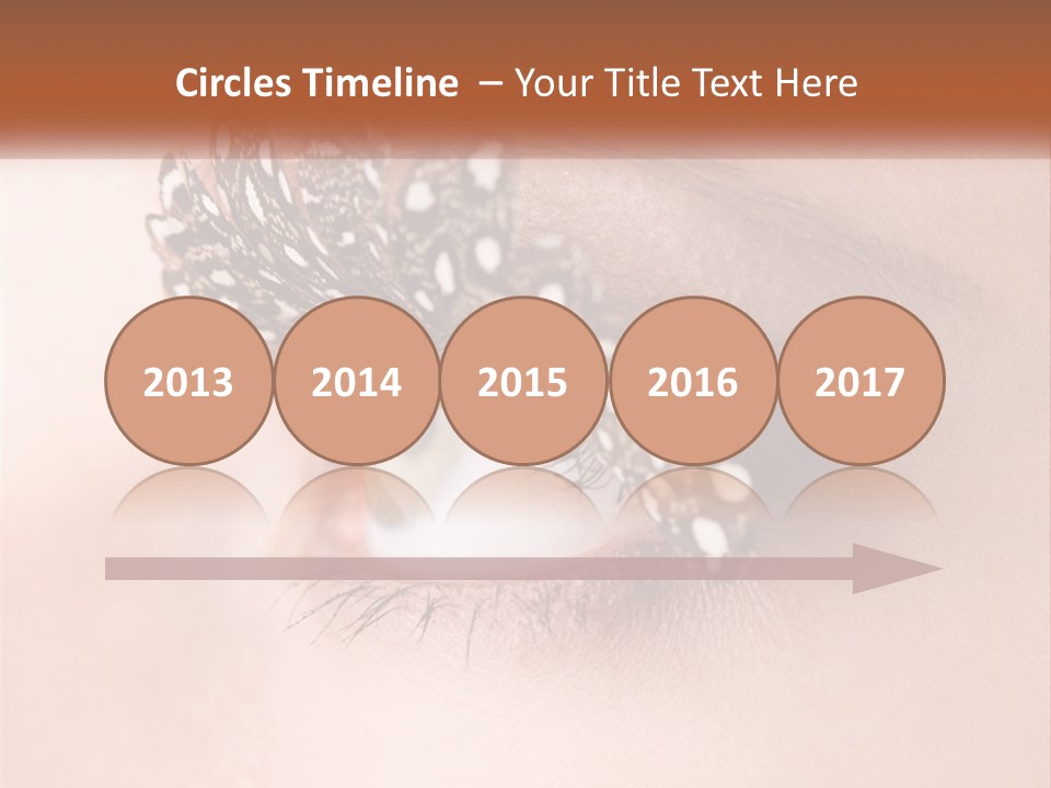 Shadow Glamour Look PowerPoint Template