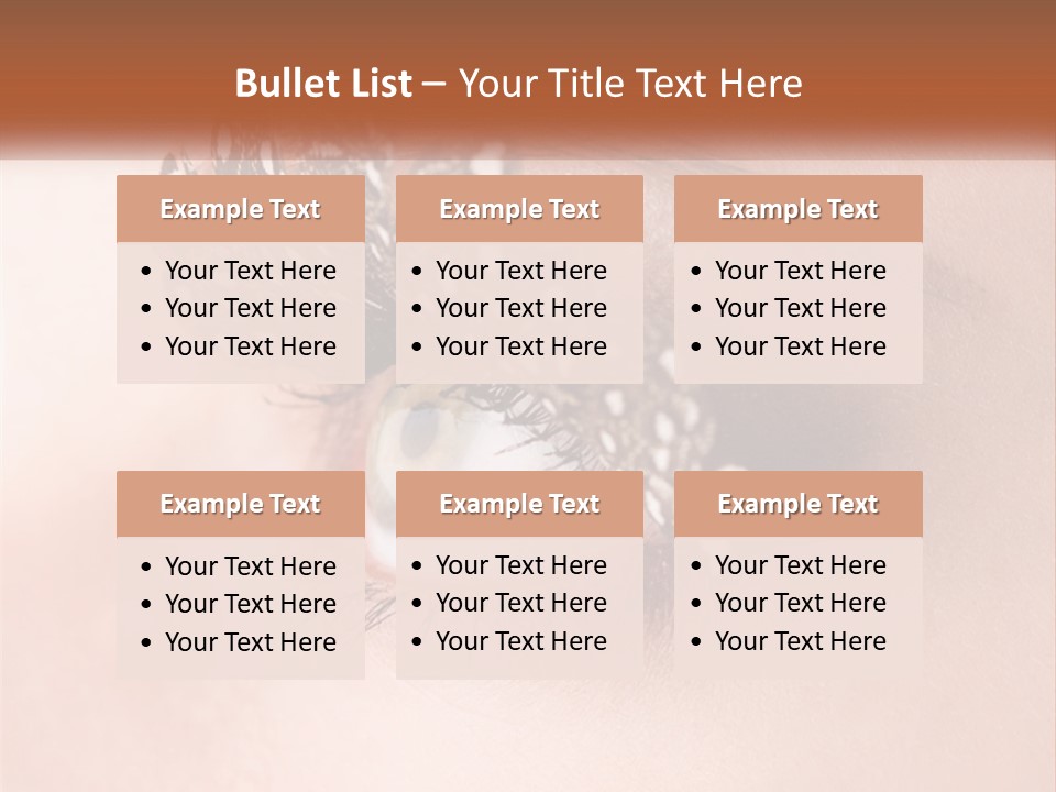 Shadow Glamour Look PowerPoint Template