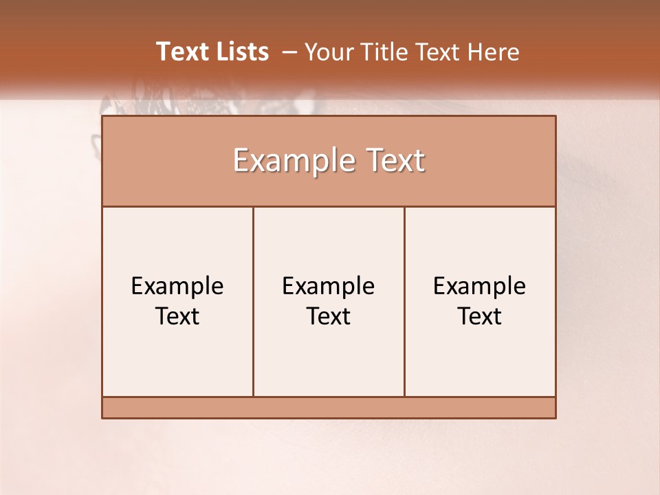 Shadow Glamour Look PowerPoint Template
