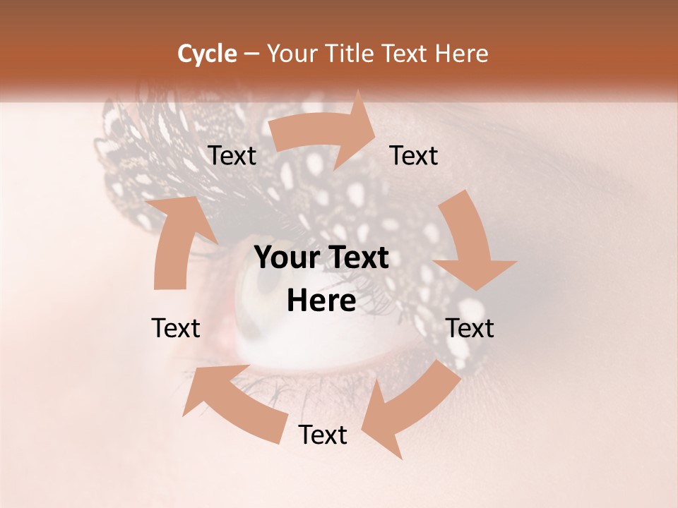 Shadow Glamour Look PowerPoint Template