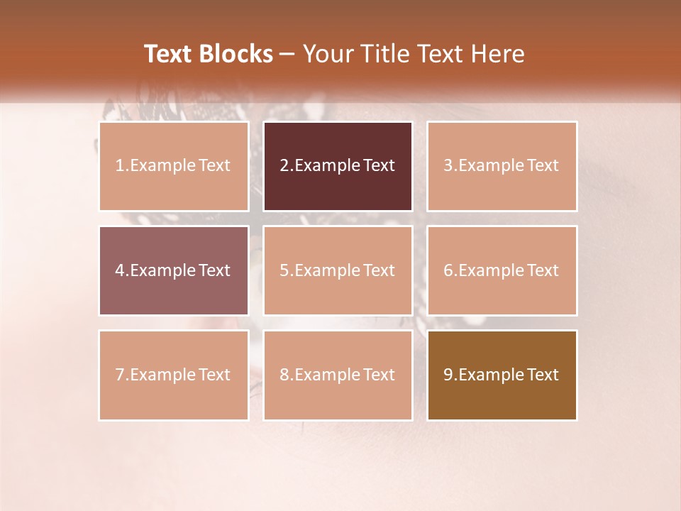 Shadow Glamour Look PowerPoint Template