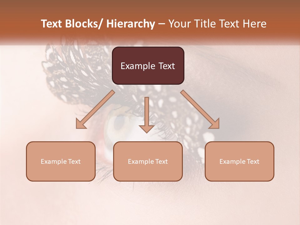 Shadow Glamour Look PowerPoint Template