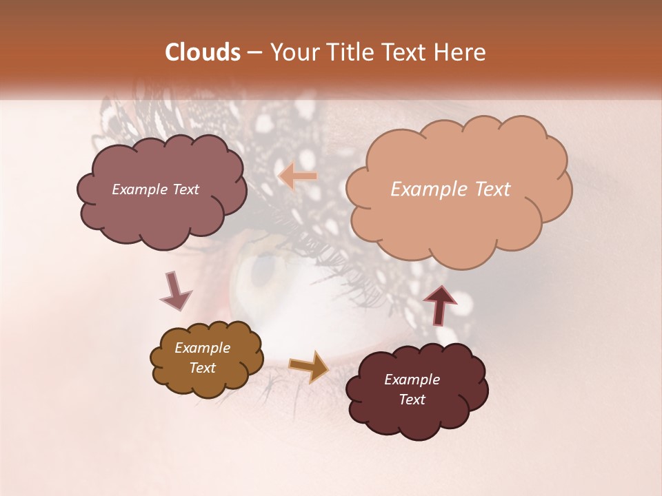 Shadow Glamour Look PowerPoint Template