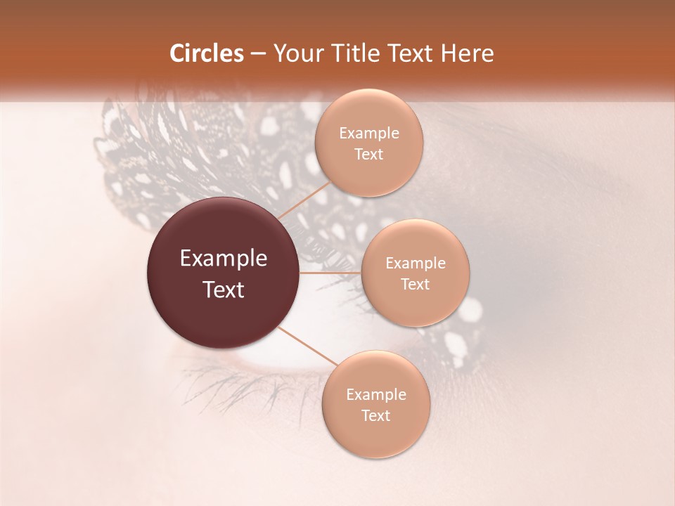 Shadow Glamour Look PowerPoint Template