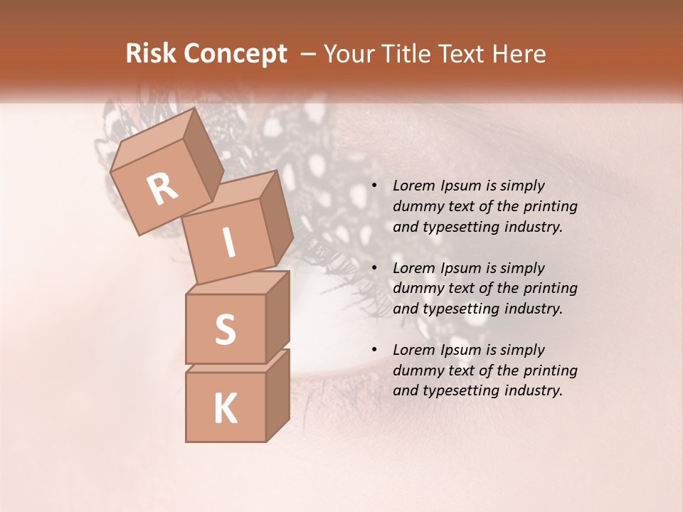 Shadow Glamour Look PowerPoint Template