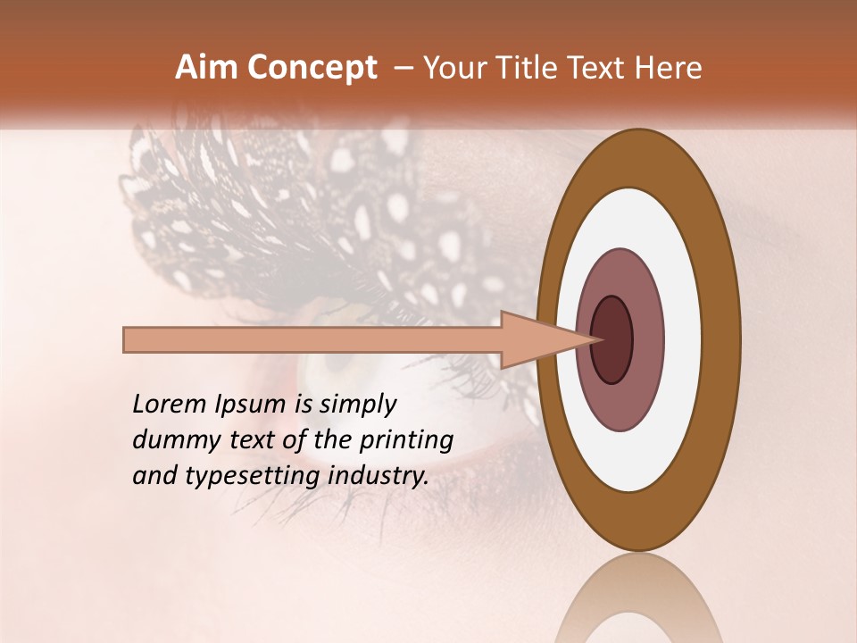 Shadow Glamour Look PowerPoint Template