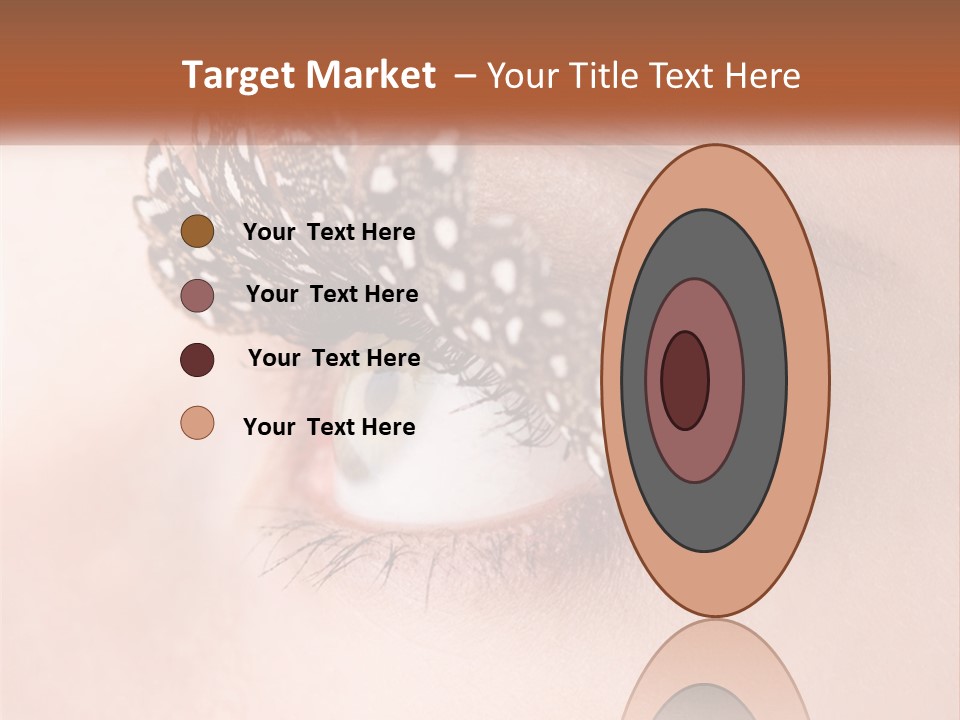 Shadow Glamour Look PowerPoint Template