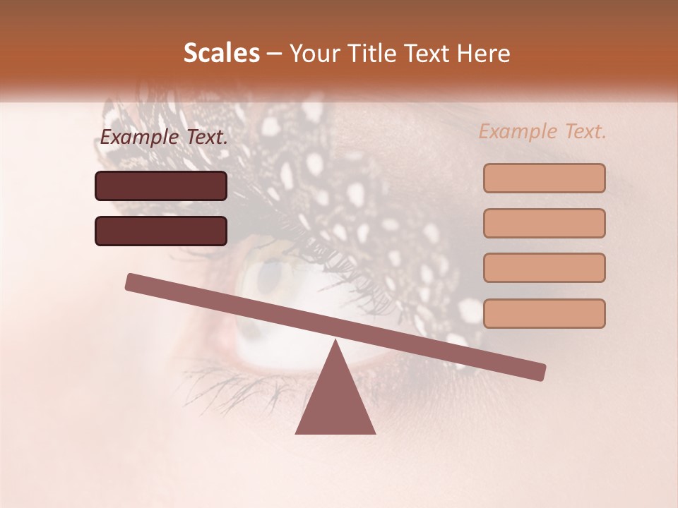 Shadow Glamour Look PowerPoint Template