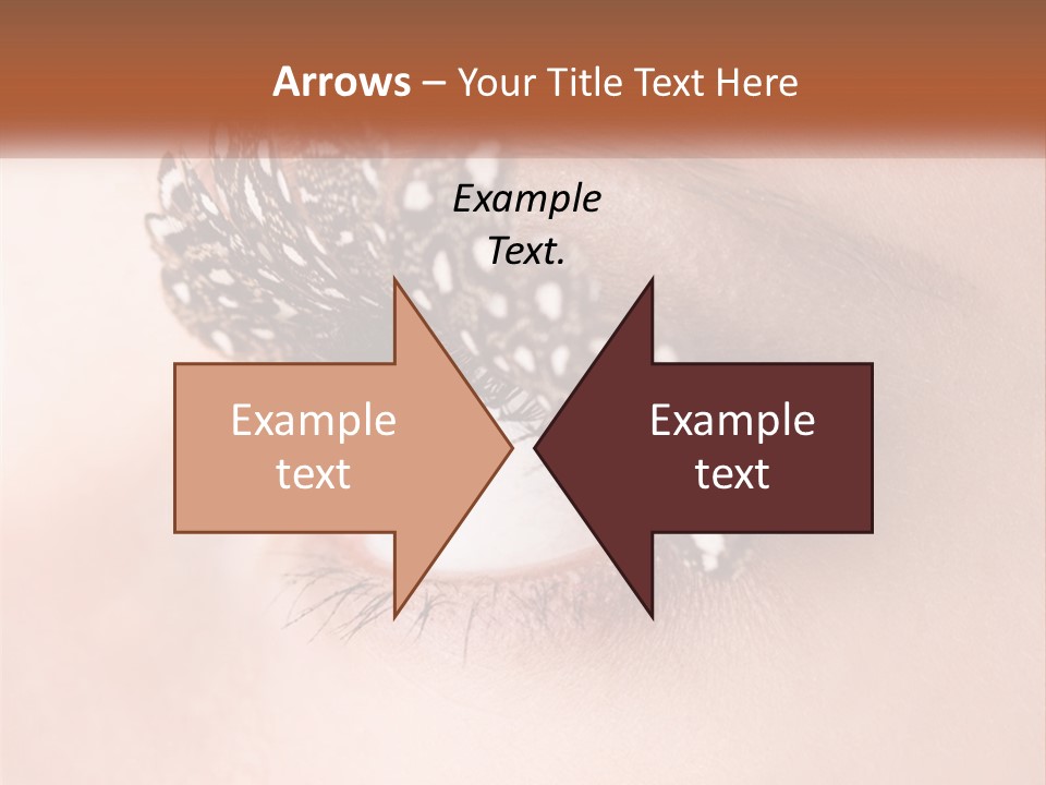 Shadow Glamour Look PowerPoint Template