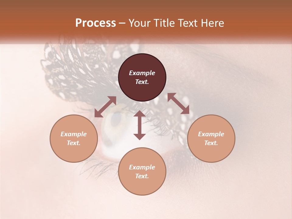 Shadow Glamour Look PowerPoint Template