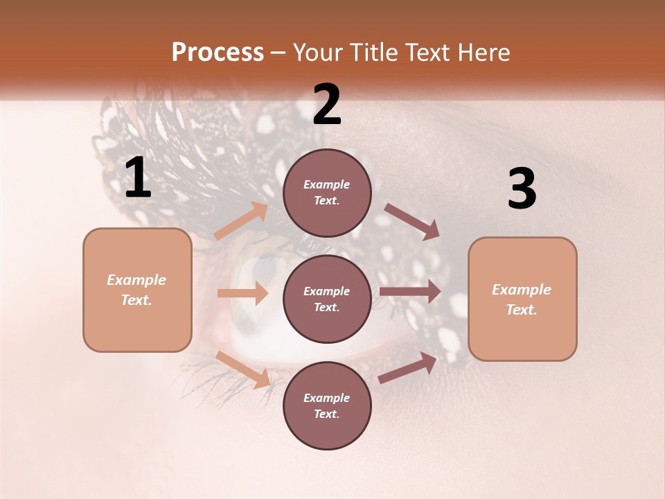 Shadow Glamour Look PowerPoint Template