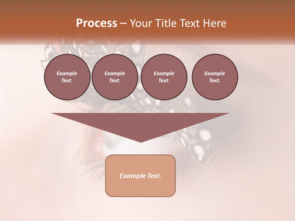 Shadow Glamour Look PowerPoint Template