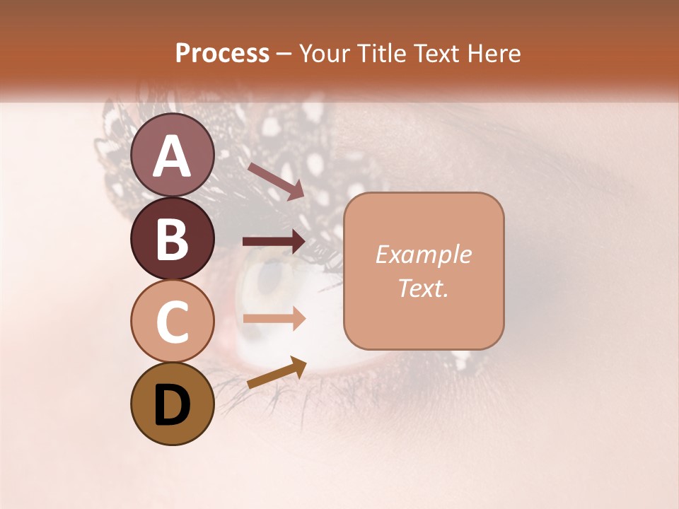 Shadow Glamour Look PowerPoint Template