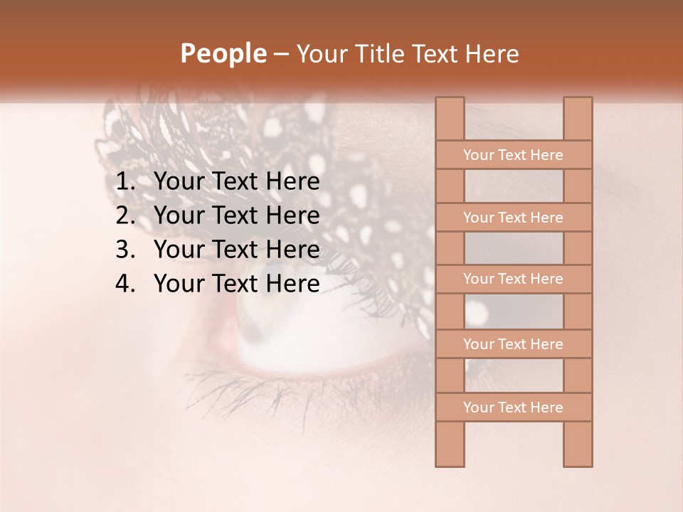 Shadow Glamour Look PowerPoint Template