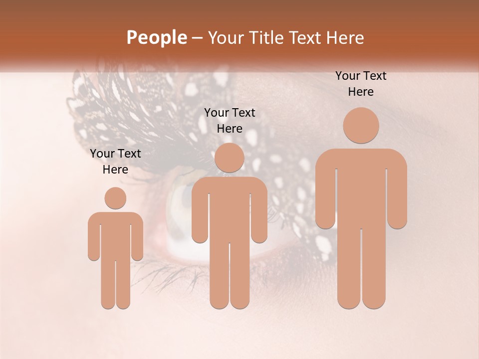 Shadow Glamour Look PowerPoint Template