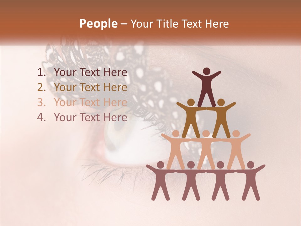 Shadow Glamour Look PowerPoint Template