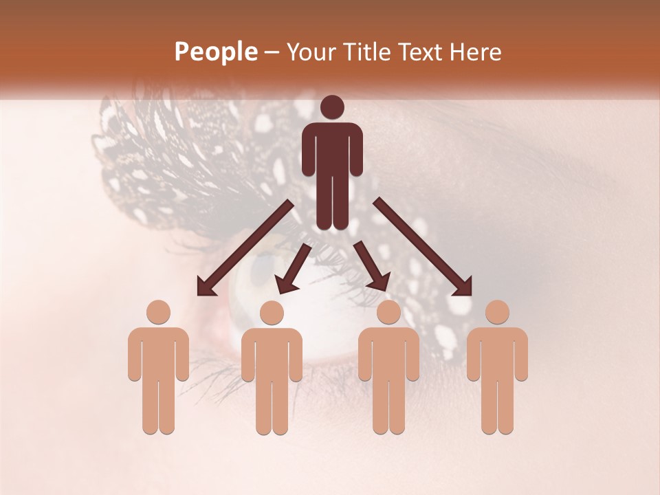 Shadow Glamour Look PowerPoint Template