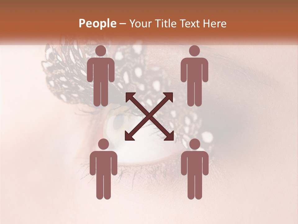 Shadow Glamour Look PowerPoint Template