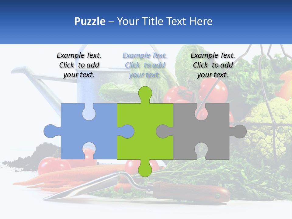 Organic Salad Market PowerPoint Template