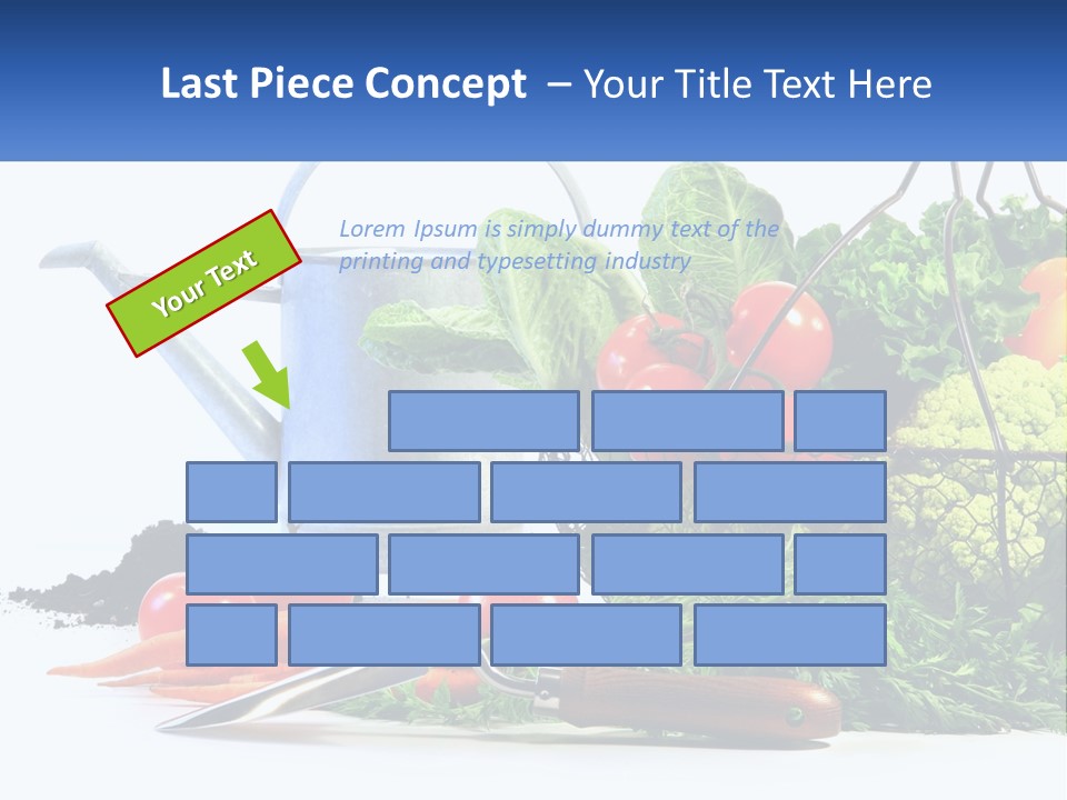 Organic Salad Market PowerPoint Template