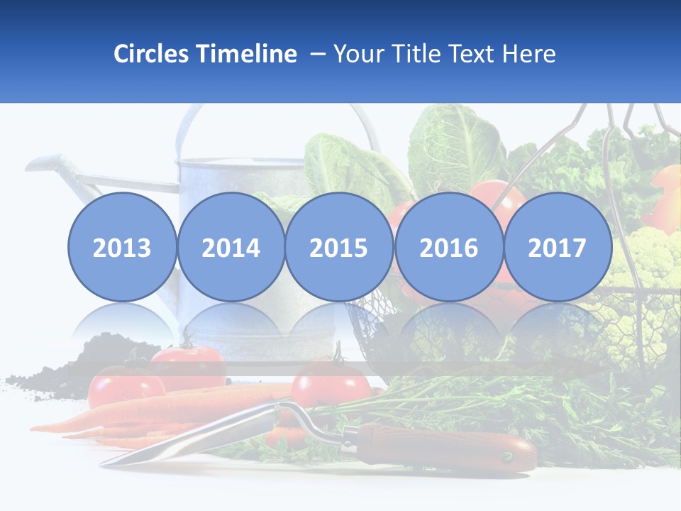 Organic Salad Market PowerPoint Template