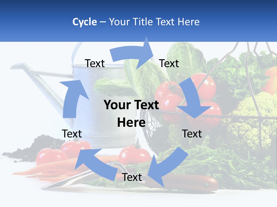 Organic Salad Market PowerPoint Template