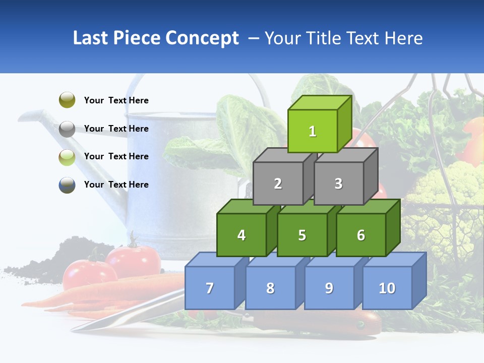 Organic Salad Market PowerPoint Template