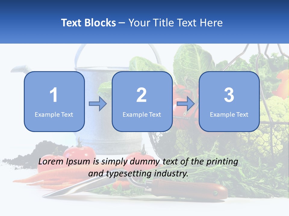 Organic Salad Market PowerPoint Template