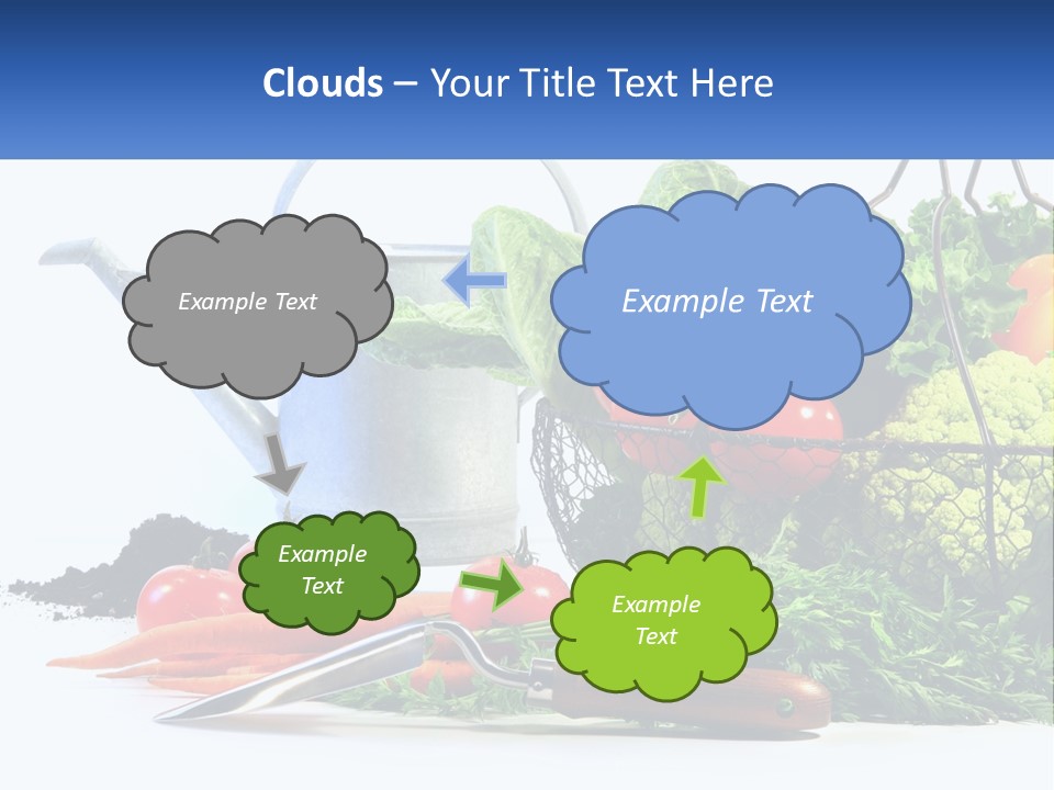 Organic Salad Market PowerPoint Template
