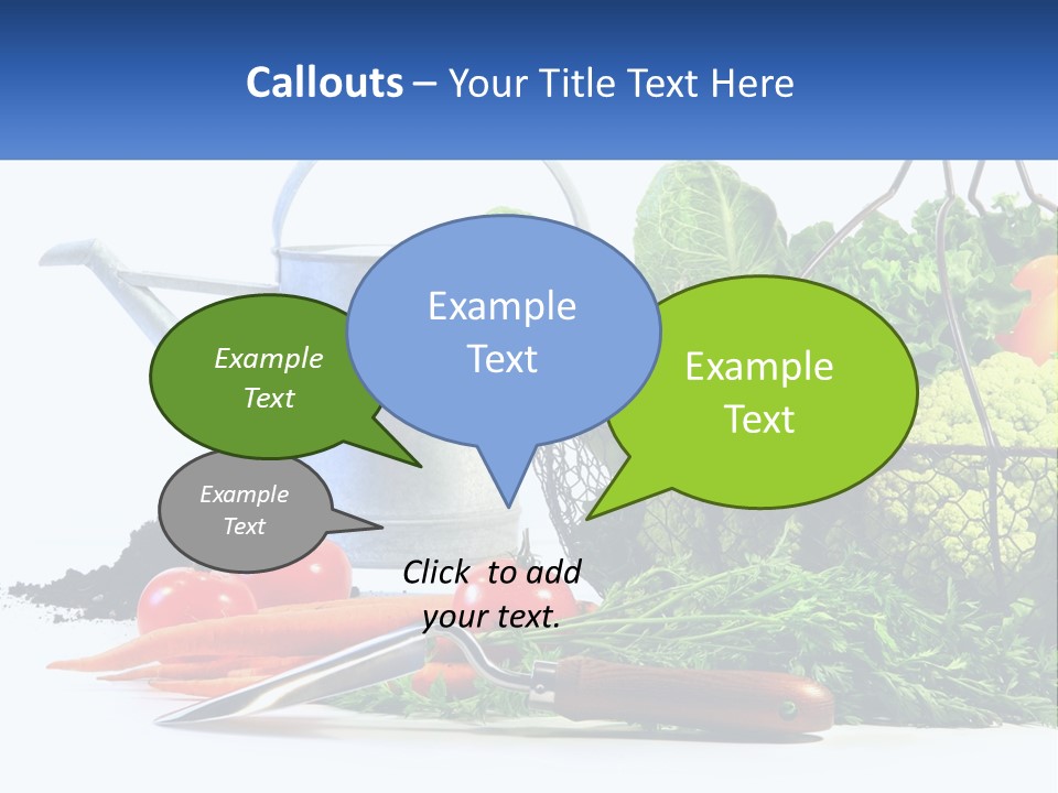 Organic Salad Market PowerPoint Template