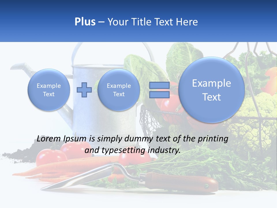 Organic Salad Market PowerPoint Template