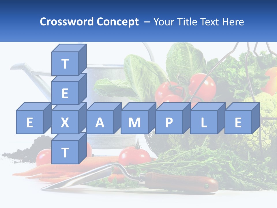 Organic Salad Market PowerPoint Template