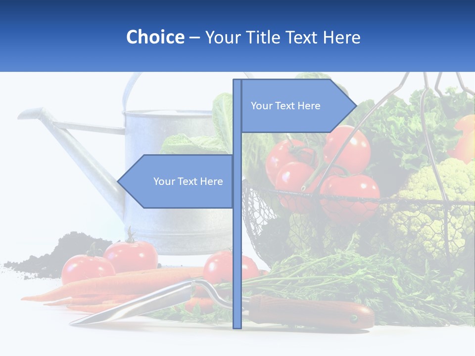 Organic Salad Market PowerPoint Template