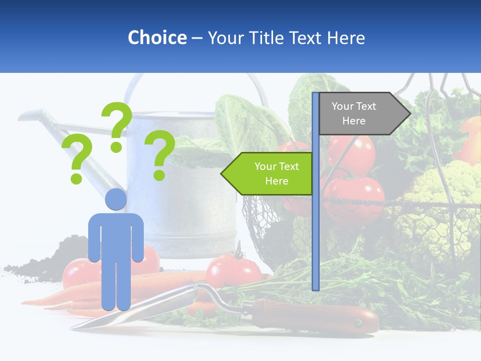 Organic Salad Market PowerPoint Template