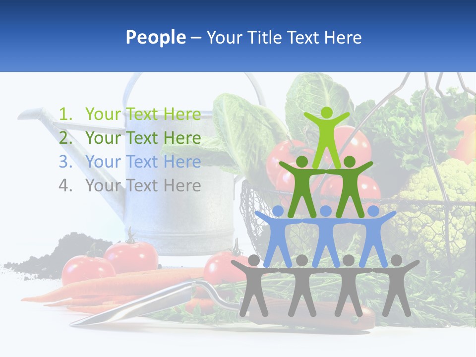 Organic Salad Market PowerPoint Template