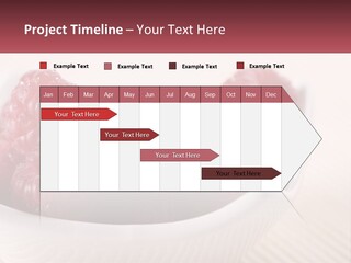 Closeup Fresh Raspberry PowerPoint Template