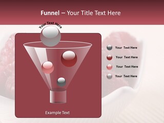 Closeup Fresh Raspberry PowerPoint Template