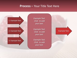 Closeup Fresh Raspberry PowerPoint Template