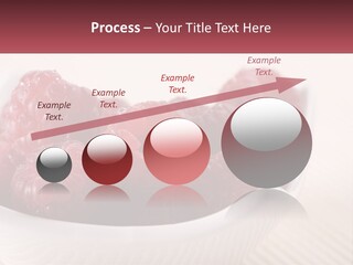 Closeup Fresh Raspberry PowerPoint Template